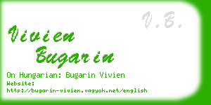 vivien bugarin business card